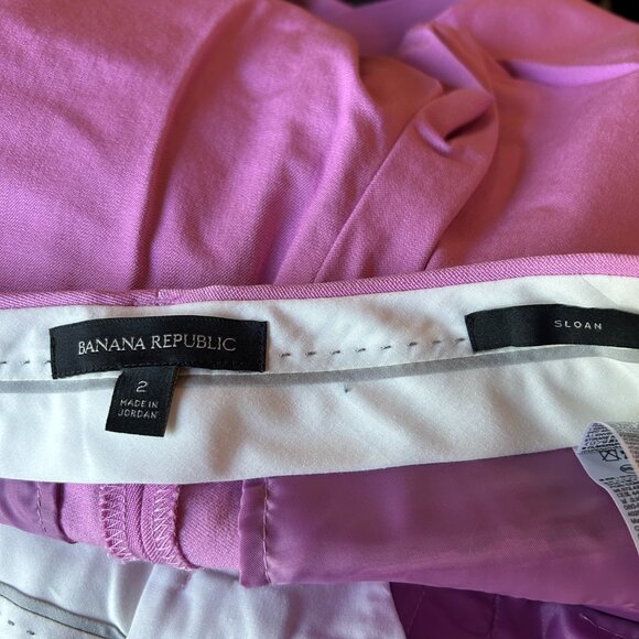 BANANA REPUBLIC Sloan Slim Fit Stretch Dress Pant Sz 2 ~ NEW! - Picture 3 of 4